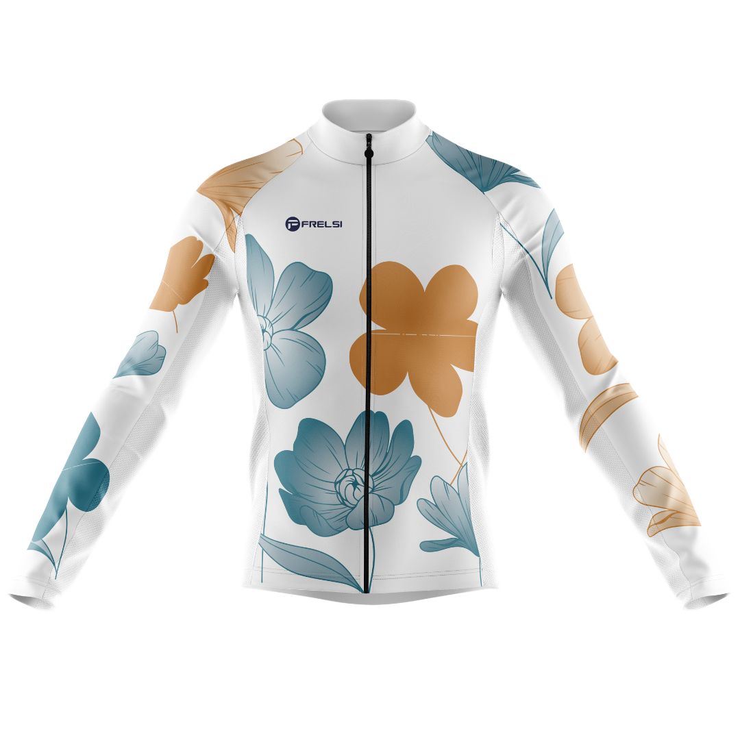 The Beauty of Livermere | Long Sleeve Cycling Jersey Front Image