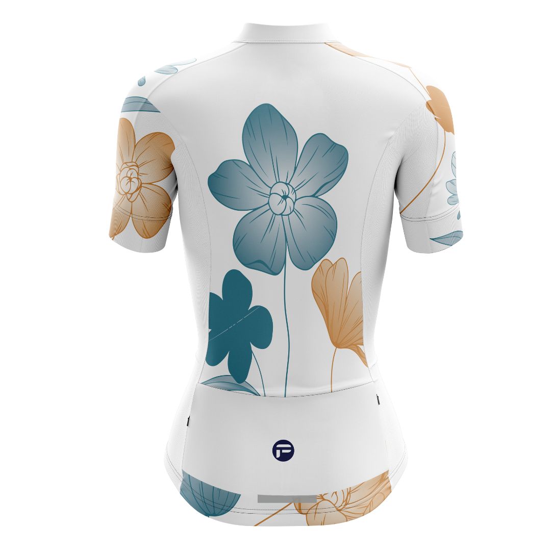 The Beauty of Livermere | Women's Short Sleeve Cycling Jersey Back Image