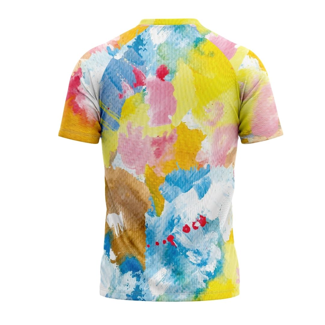 Unleash your individuality with the "Watercolor Pedal Splash" cycling jersey. Vibrant watercolor design, perfect for making a statement on your rides.