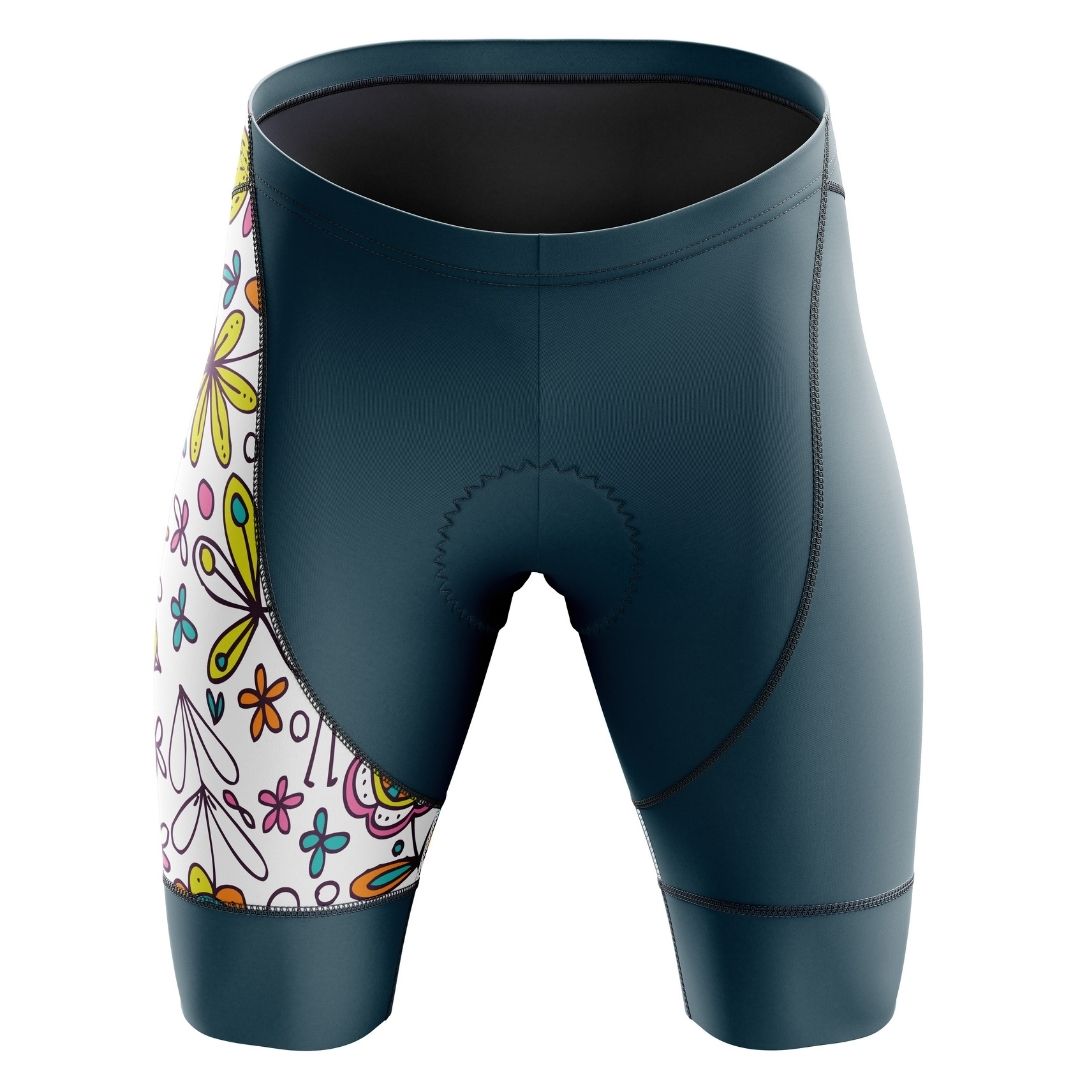 Matching cycling shorts from the Whimsy Blooms collection.