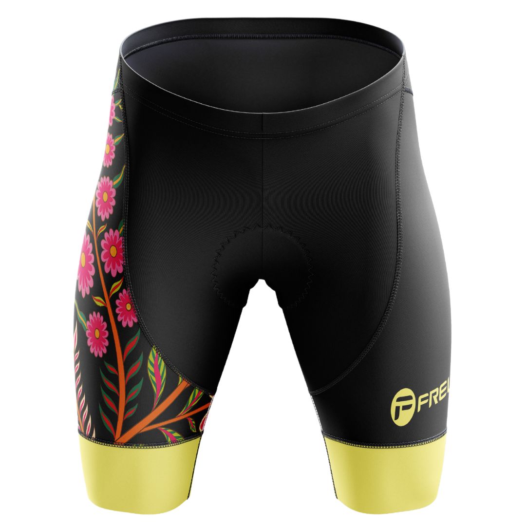 Cycling Frelsi's Wildflower Ride kit: A stylish and comfortable choice for women cyclists.