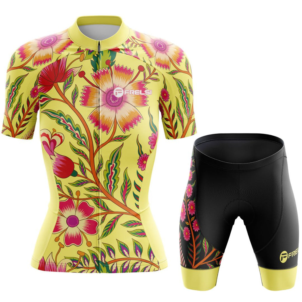 Wildflower Ride | Women's Short Sleeve Cycling Set – Cycling Frelsi