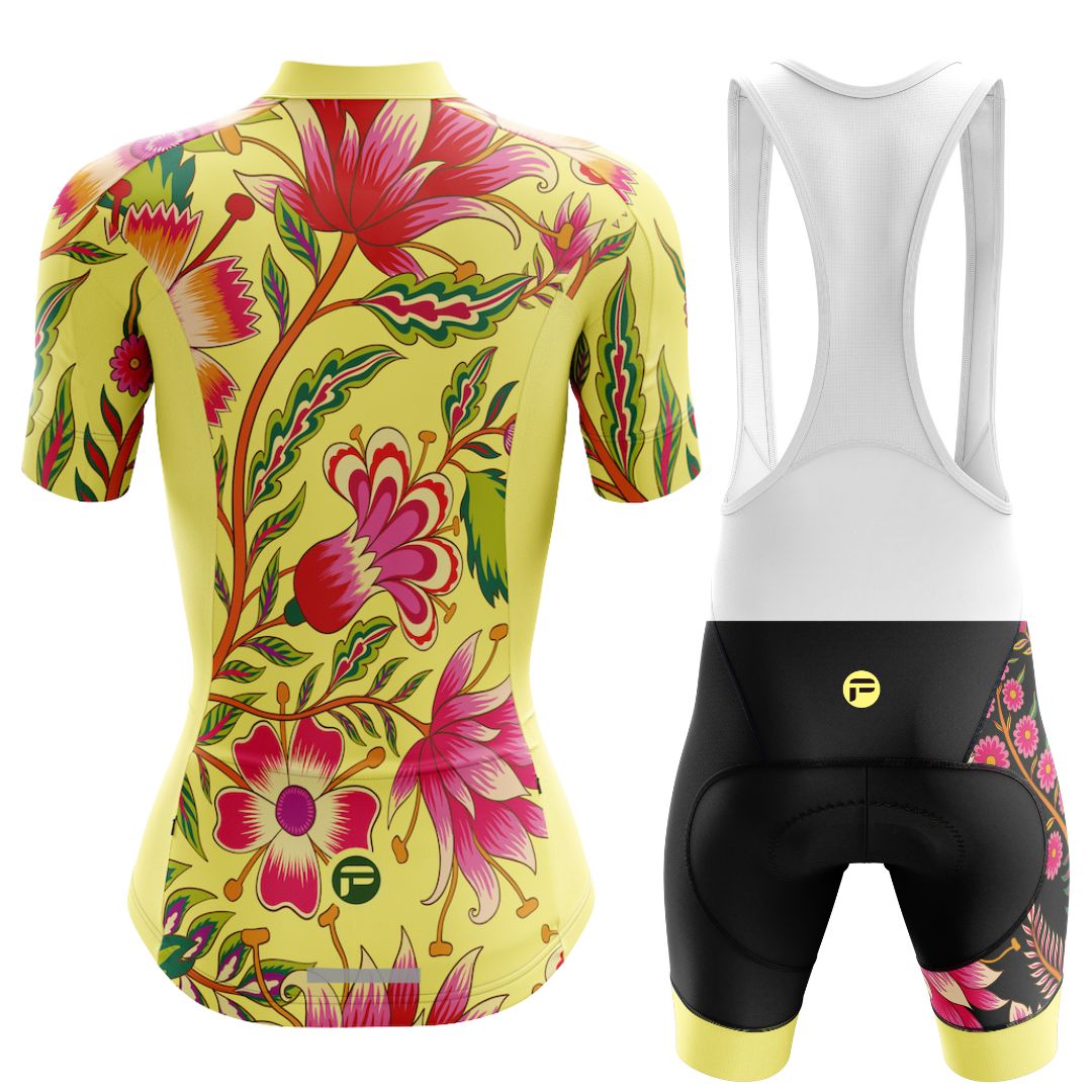 Cycling Frelsi presents the Wildflower Ride cycling kit: Designed specifically for women cyclists.