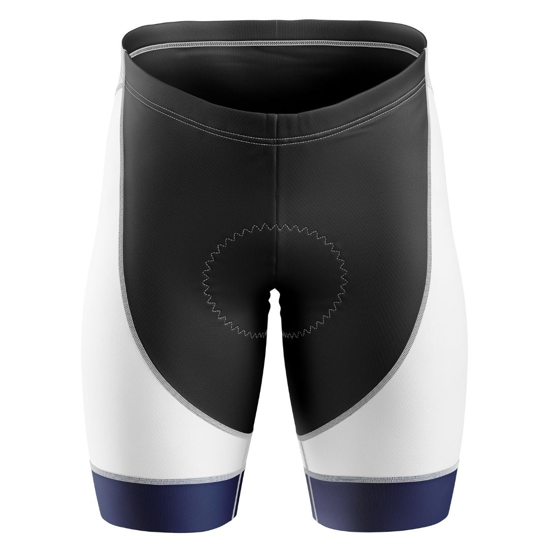 Men's cycling kit with a modern short sleeve jersey and supportive bib / shorts, blending bold design and top-tier performance