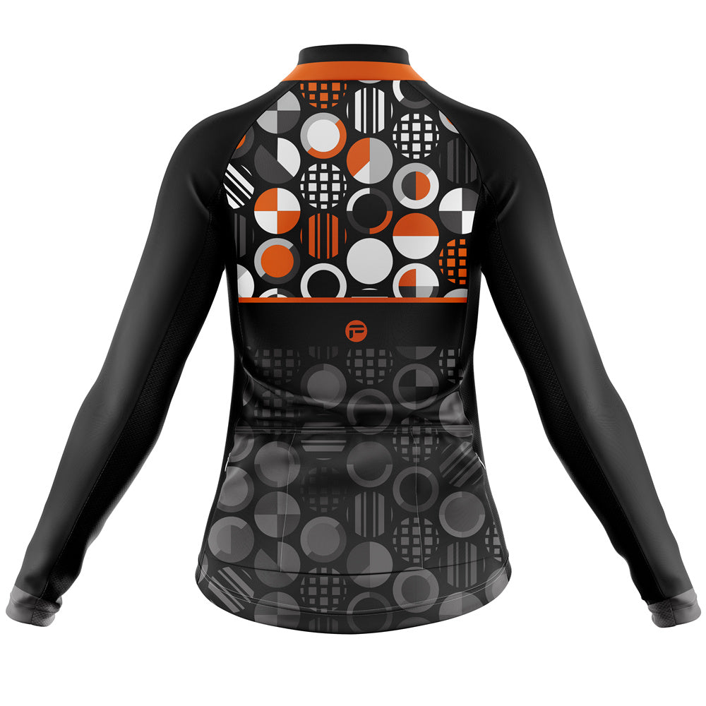 Colorful Life Circles | Women's Long Sleeve Cycling Jersey