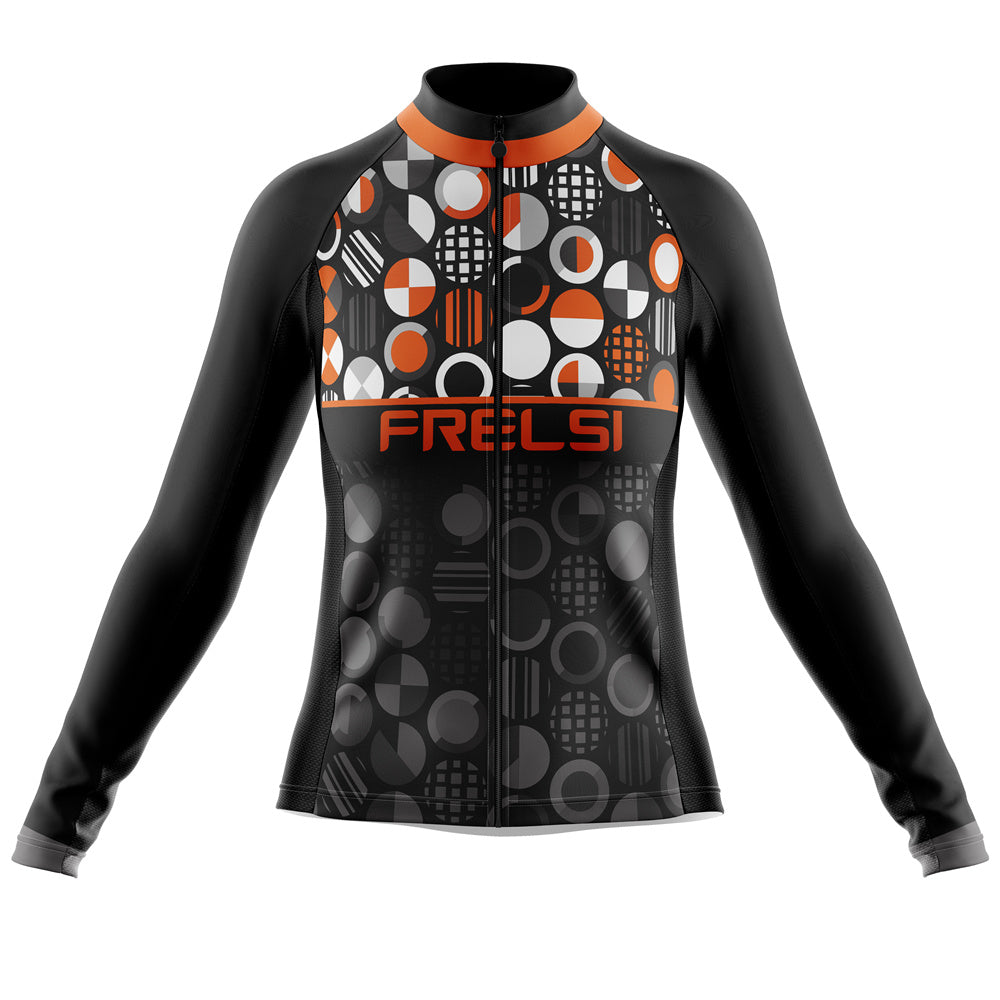 Colorful Life Circles | Women's Long Sleeve Cycling Jersey