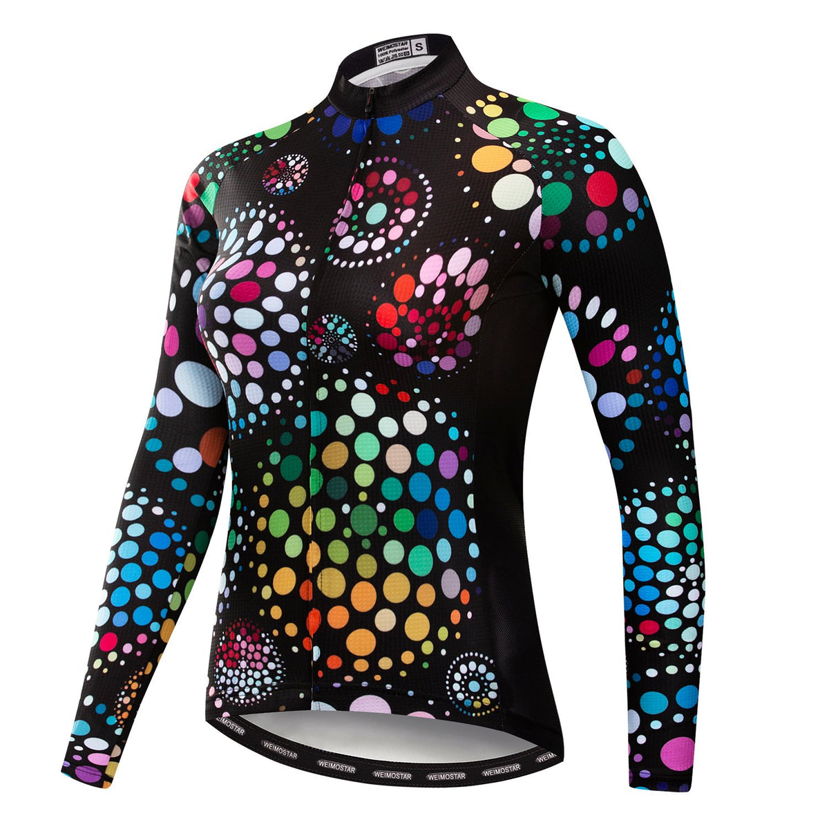 Colorful Bubbles | Women's Long Sleeve Cycling Jersey