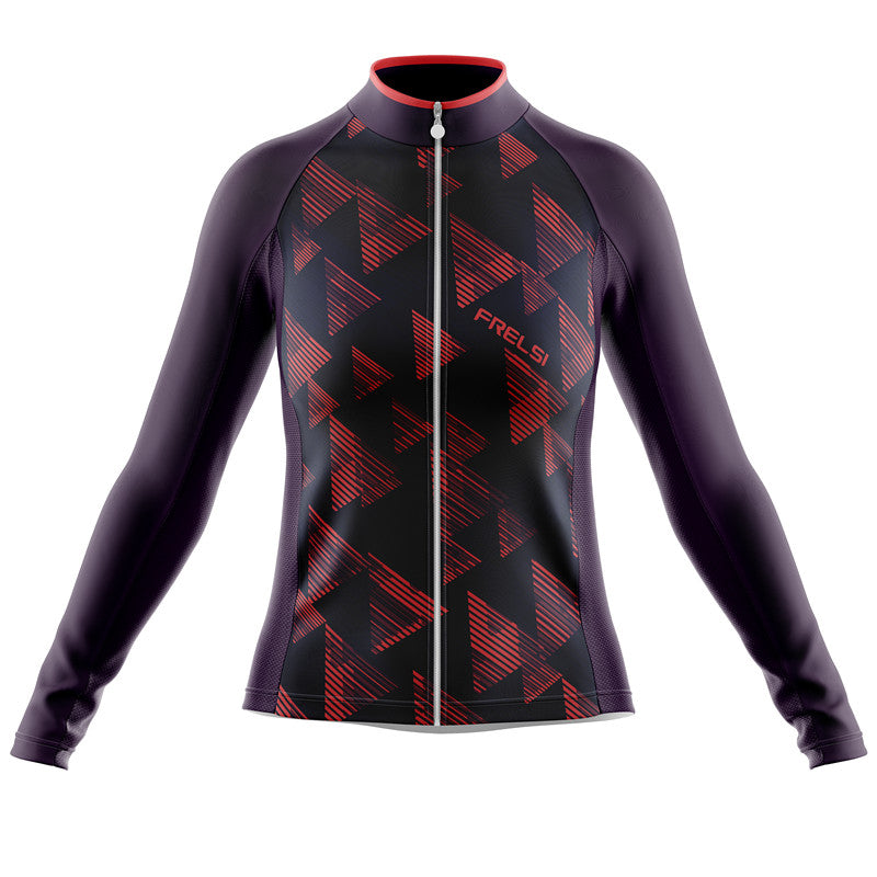 Triangles from Space | Women's Long Sleeve Cycling Set