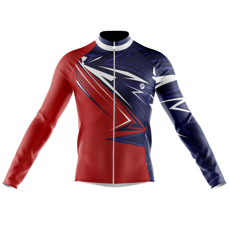 Blue and Red Thunders | Frelsi Cycling Jersey
