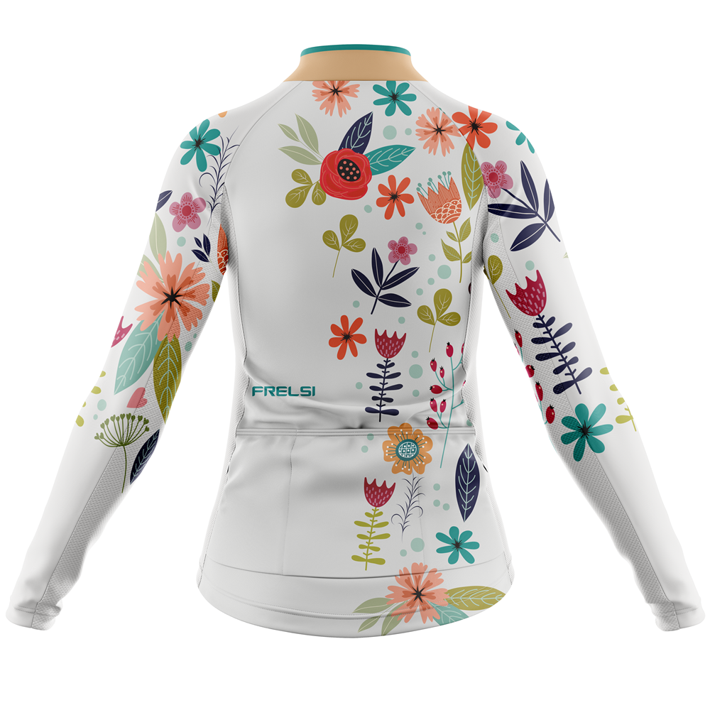 Maillot de ciclismo de manga larga para mujer My Happy Bird