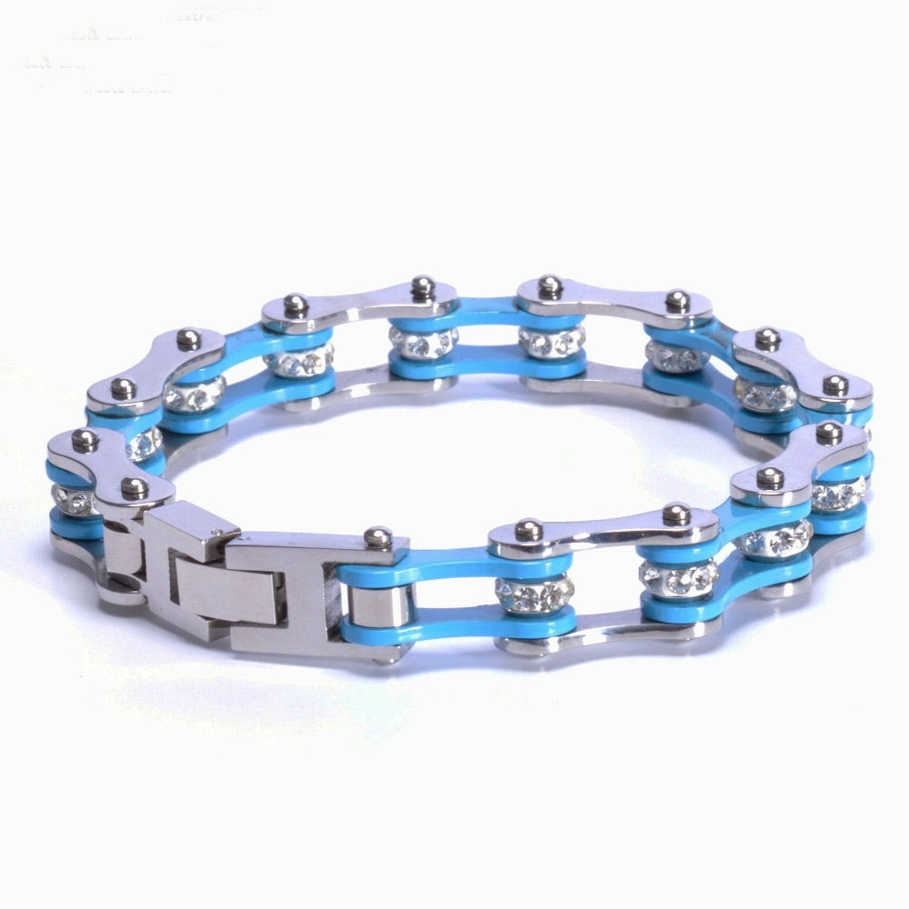Blue Cycling Bracelet for Men