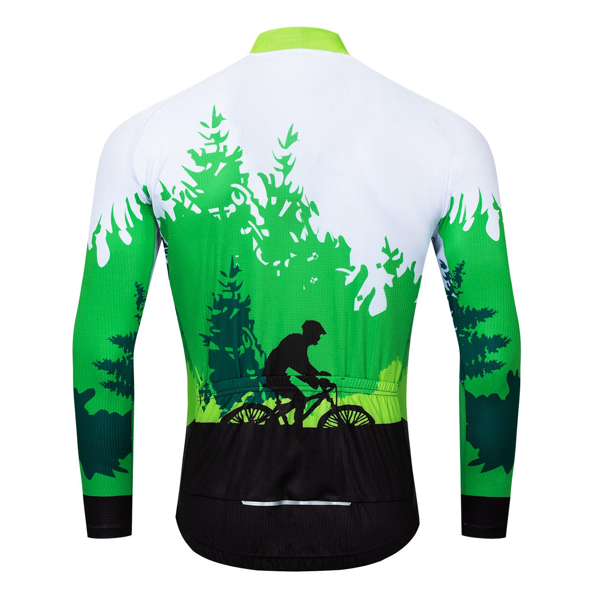 Green Forest Riding | Men's Long Sleeve Cycling Jersey