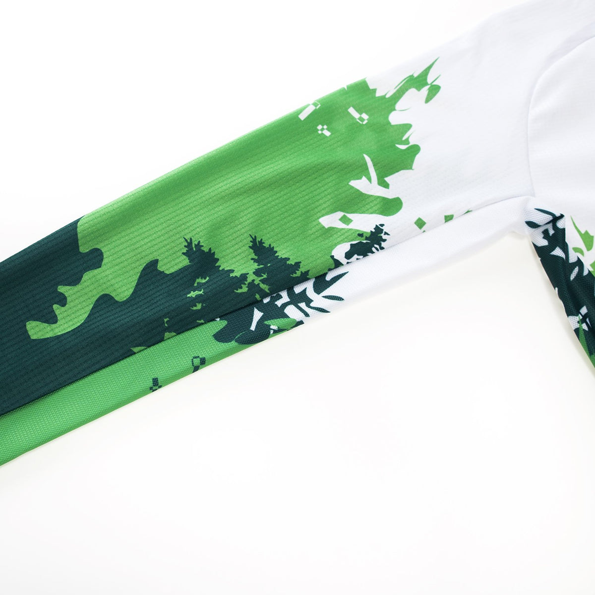 Green Forest Riding | Men's Long Sleeve Cycling Jersey