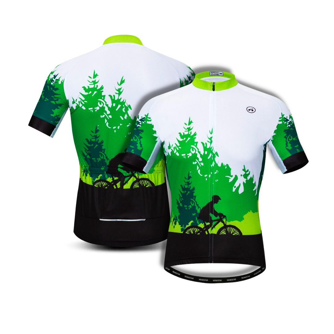 Green Forest Riding | Short Cycling Jersey