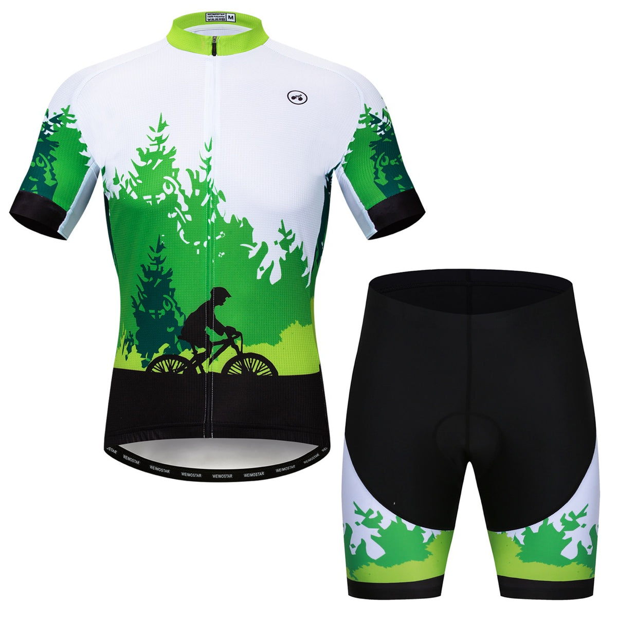 Green Forest Riding | Men's Short Sleeve Cycling Set