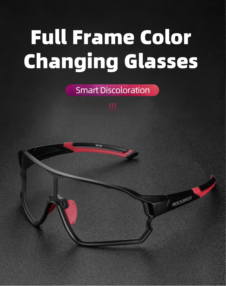 Cycling glasses that online change in the sun