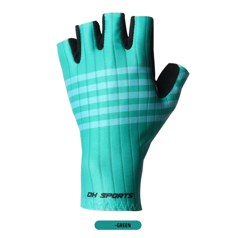 Women Nylon Half Finger Cycling Gloves