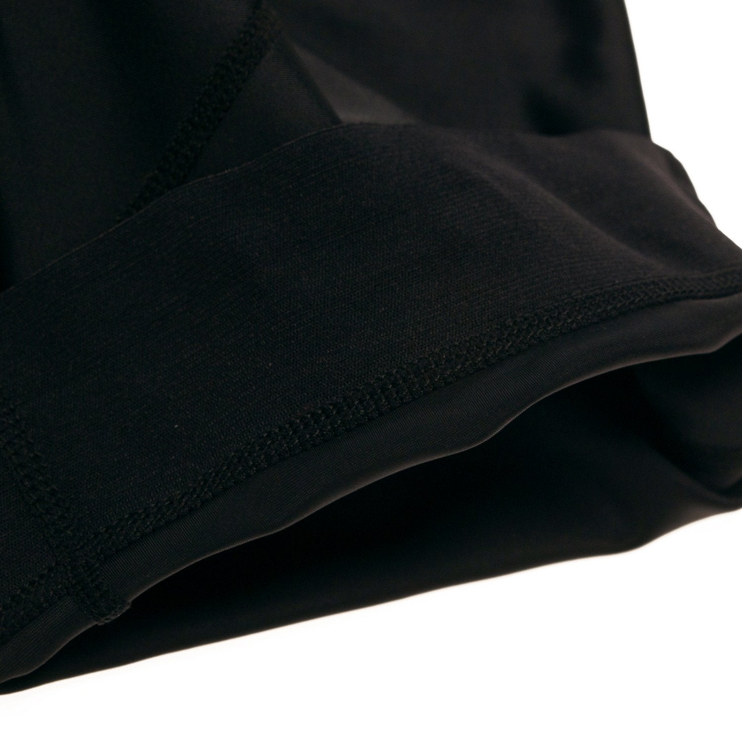 Women's Black Cycling Shorts with Reflective Strips