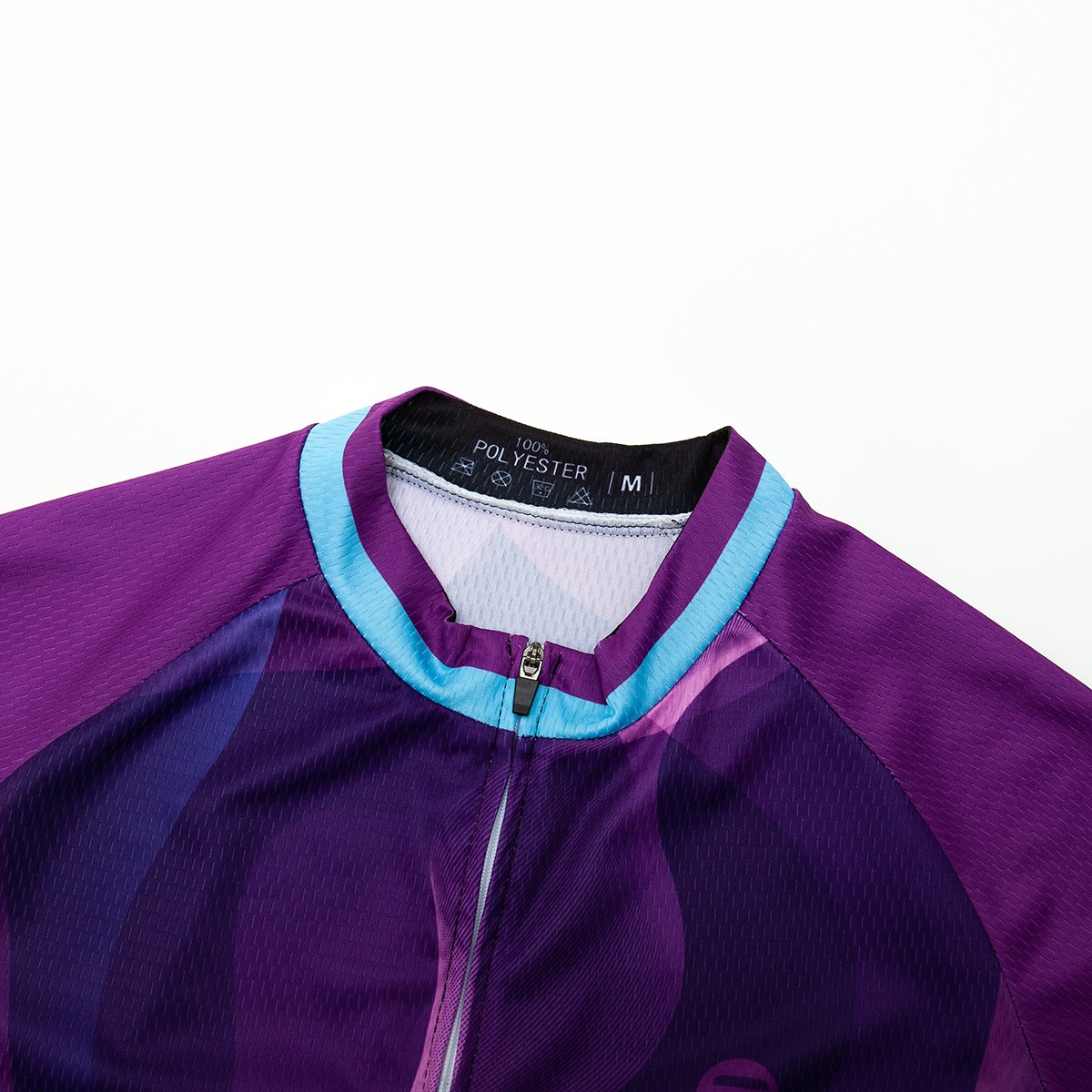 Abstract Purple Waves | Women's Short Sleeve Cycling Jersey