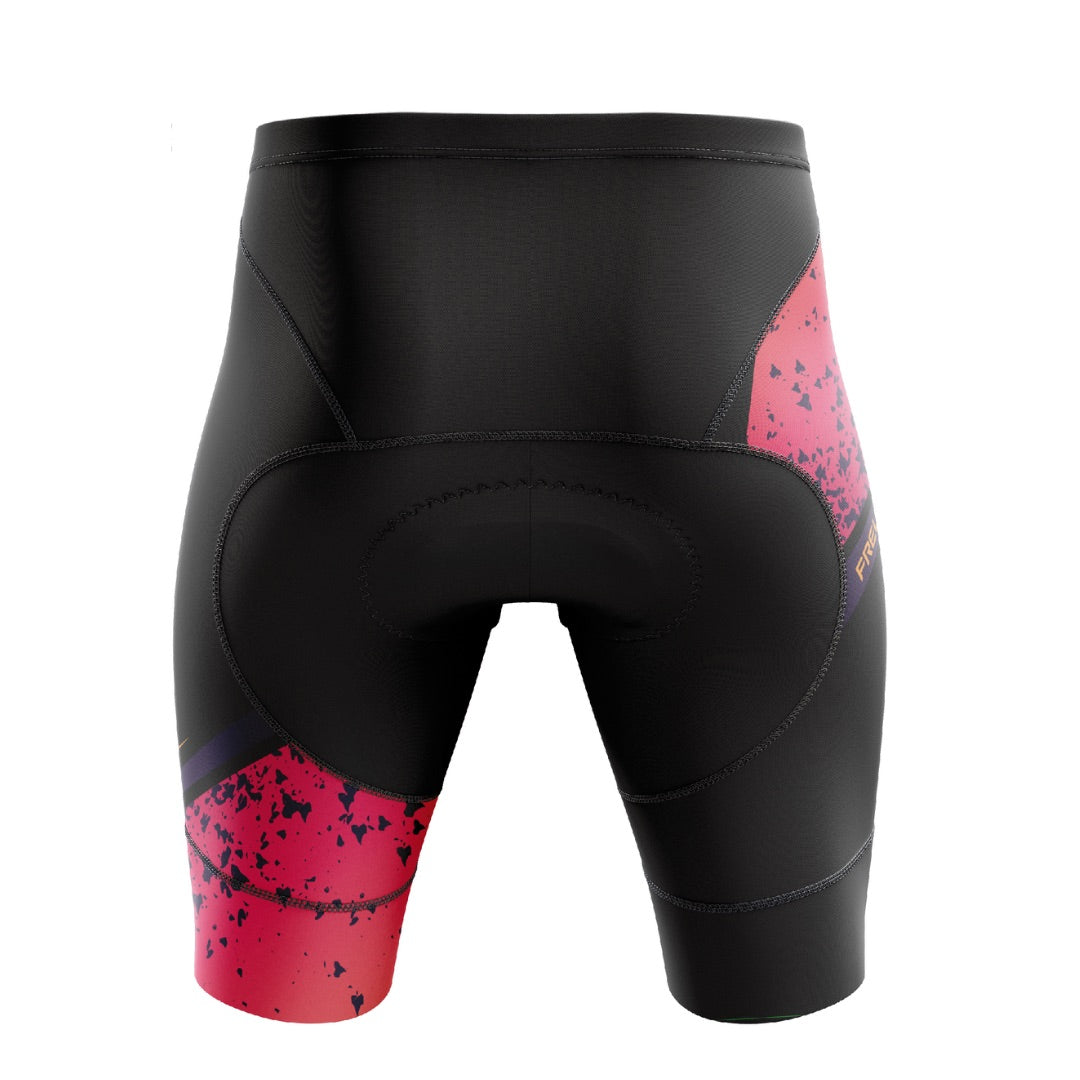 Orange Volcano | Frelsi Cycling Shorts Back