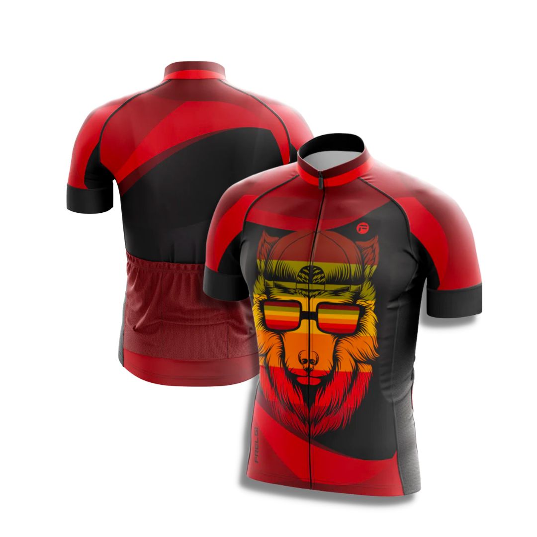 Red Wild Wolf | Frelsi Cycling Jersey