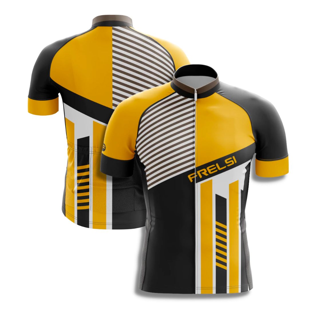 Yellow cheap cycling shirt