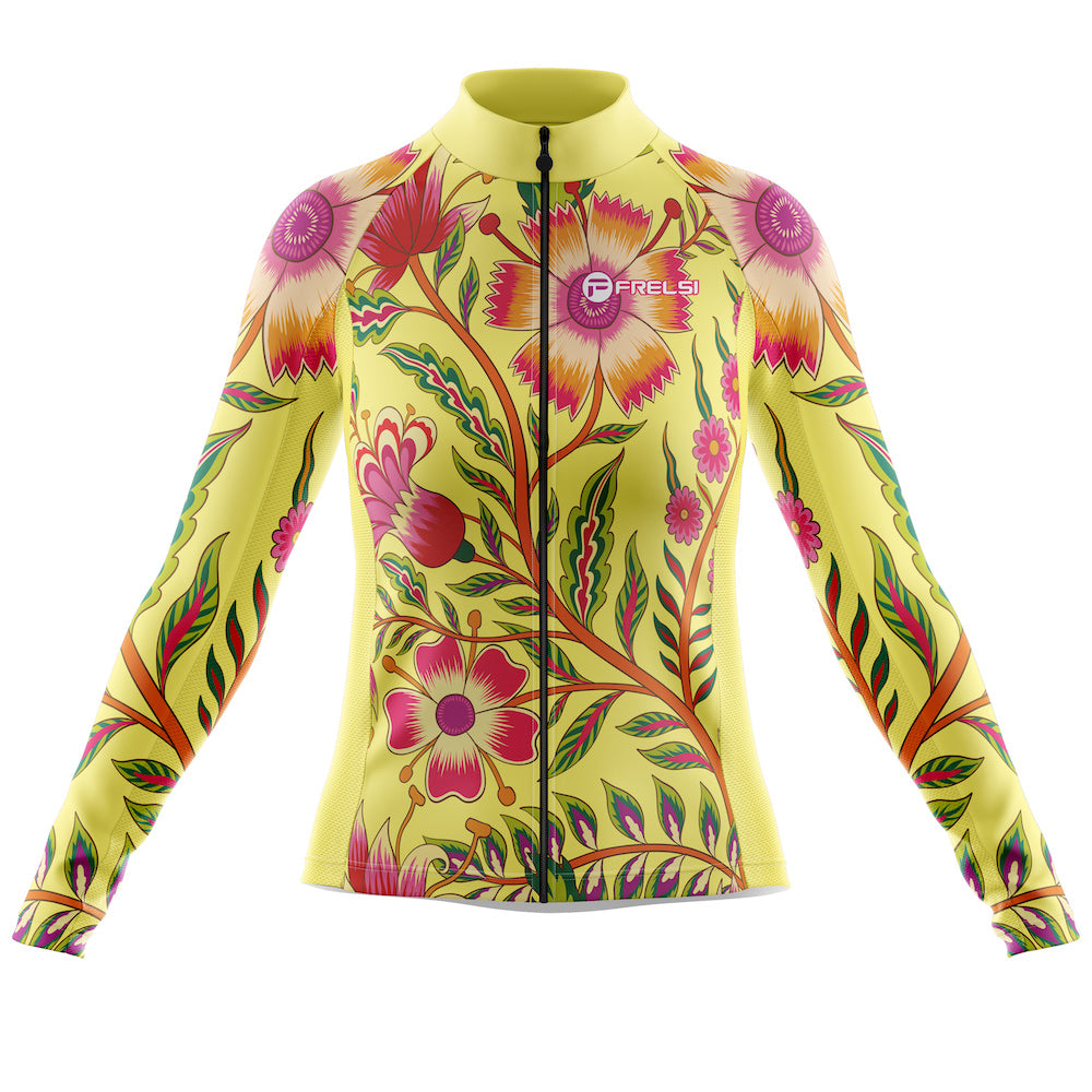 Wildflower Ride | Frelsi Long Sleeve Cycling Jersey