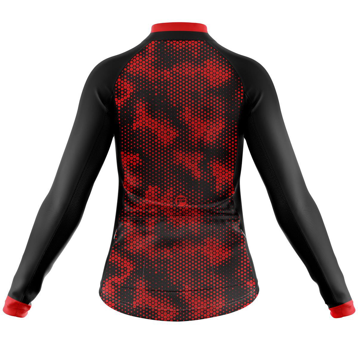 Leopard  Red | Women's Long Sleeve Cycling Jersey