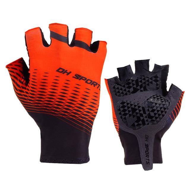 Polyester Anti Slip Half Finger Gloves 1 Pair Sports Gloves Anti